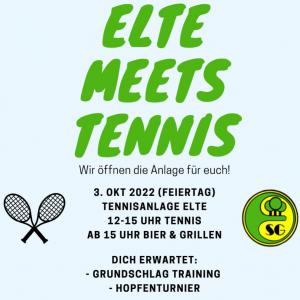 Neues Angebot "Elte meets Tennis" ein voller Erfolg