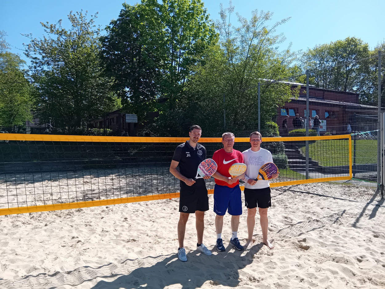 Beachtennis Anlage fertiggestellt, Eröffnung beim Saisonauftakt!
